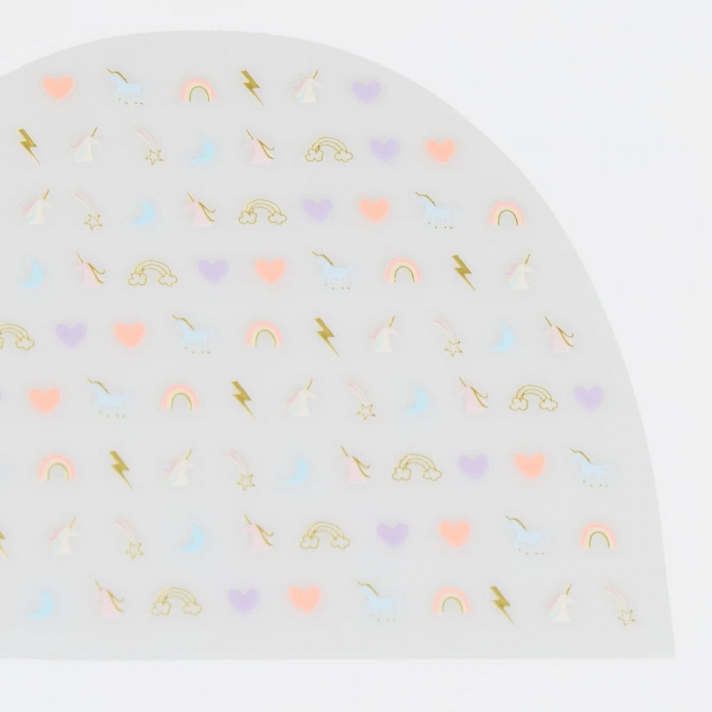 RAINBOW UNICORN NAIL STICKERS