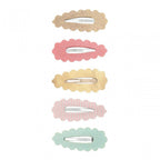 SCALLOPED EDGE MINI CLIC CLAC HAIR CLIPS