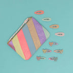 SCALLOPED EDGE MINI CLIC CLAC HAIR CLIPS