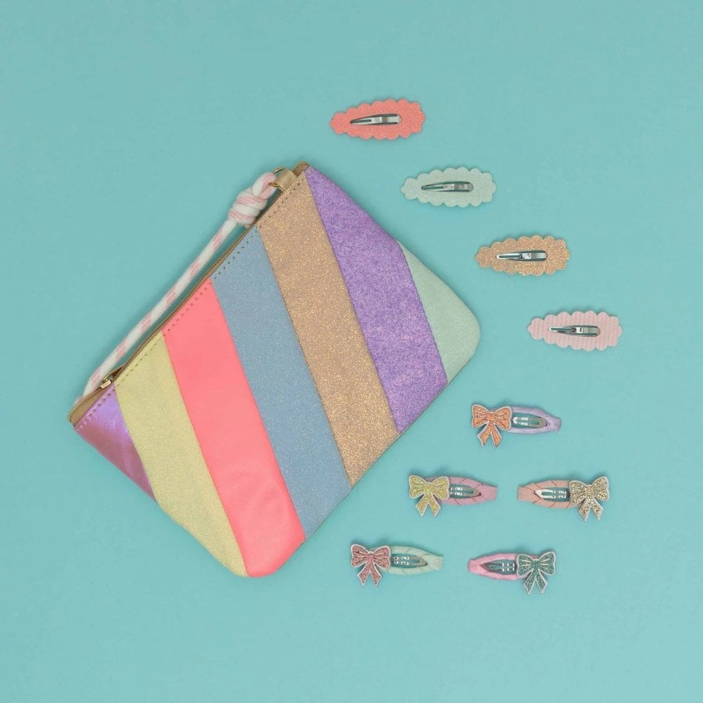 SCALLOPED EDGE MINI CLIC CLAC HAIR CLIPS