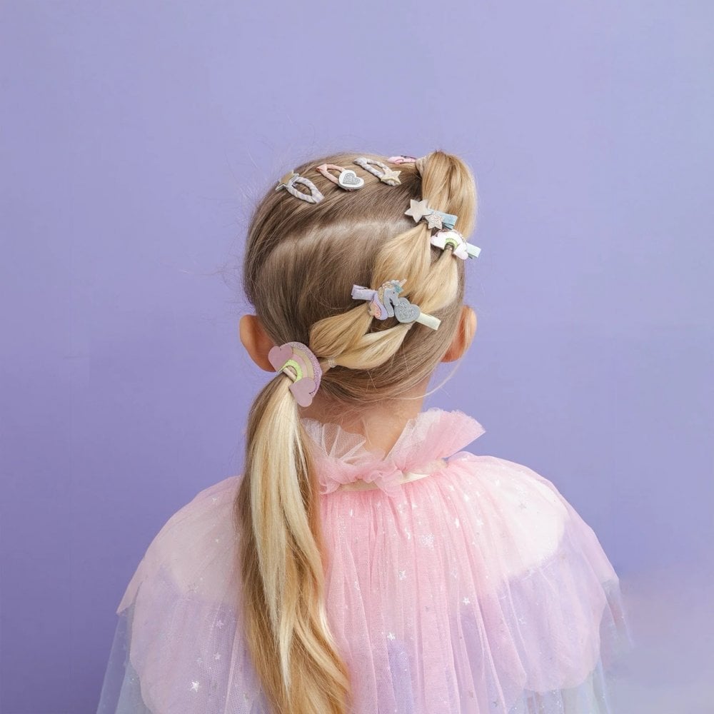 RAINBOW CLIC CLAC HAIR CLIPS