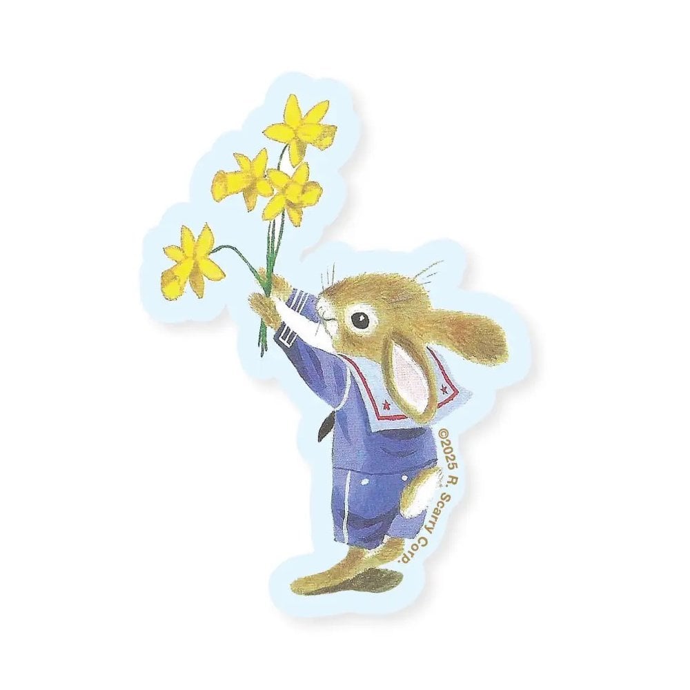SAILOR BUNNY DANDELION STICKER