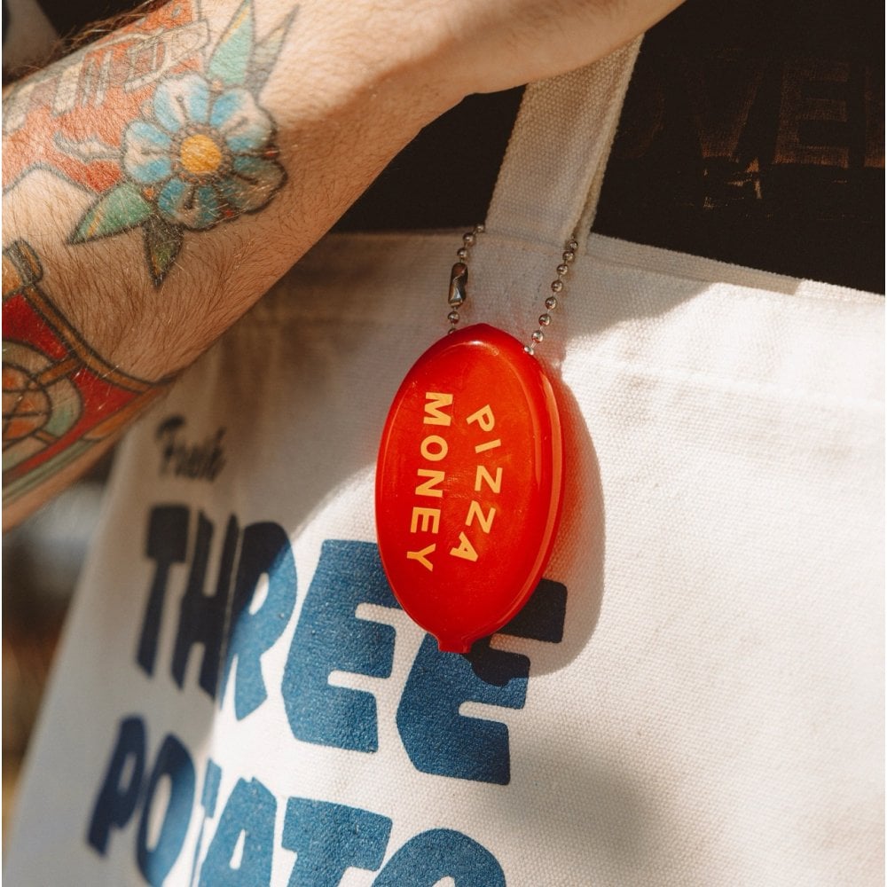 COIN POUCH KEY CHAIN - PIZZA MONEY