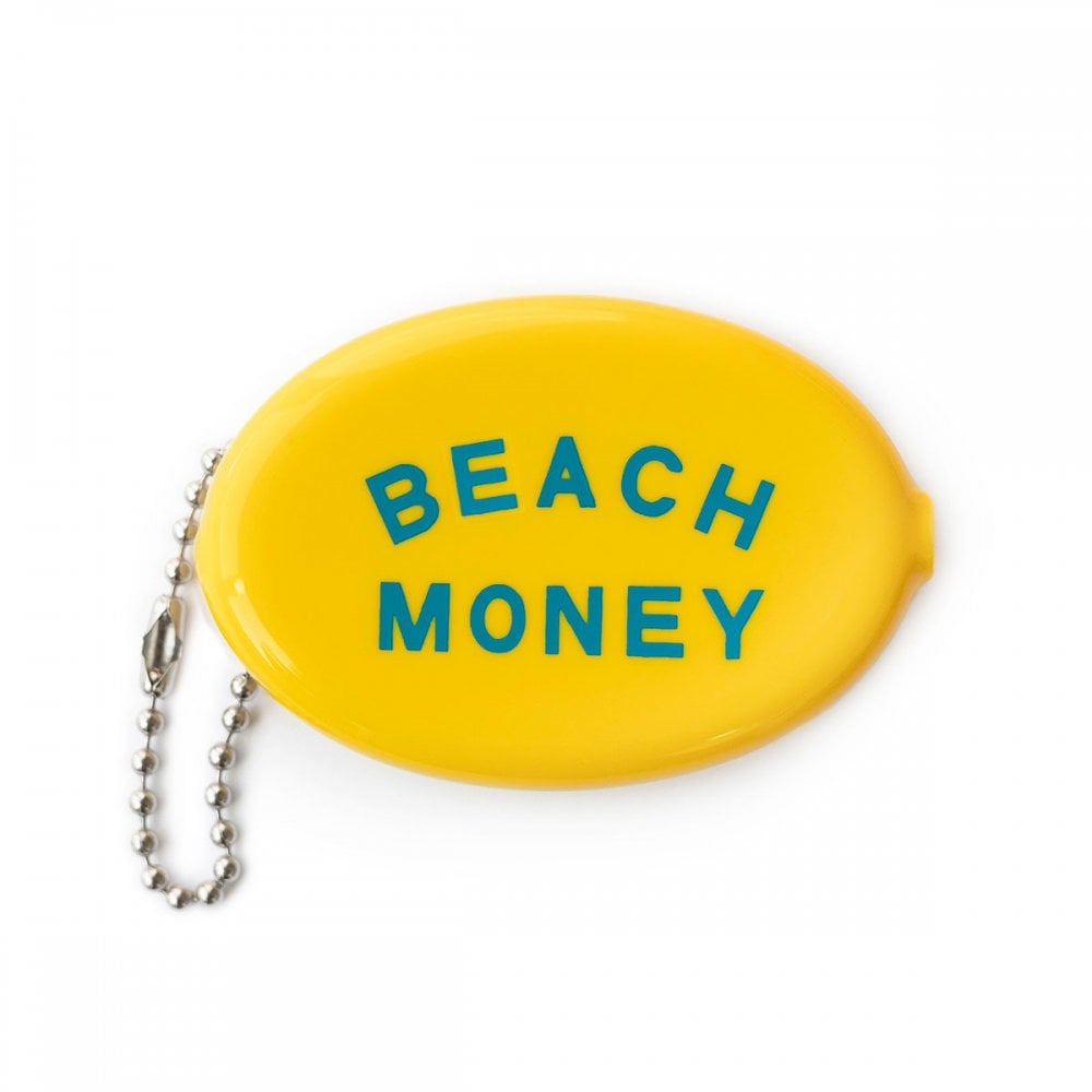 COIN POUCH KEY CHAIN - BEACH MONEY