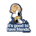 GOOD TO HAVE FRIENDS FRIDGE MAGNET - BLUE