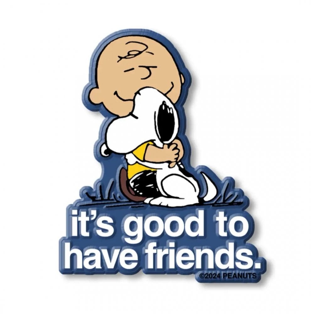 GOOD TO HAVE FRIENDS FRIDGE MAGNET - BLUE