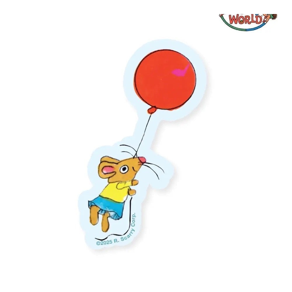 MOUSE BALLOON STICKER