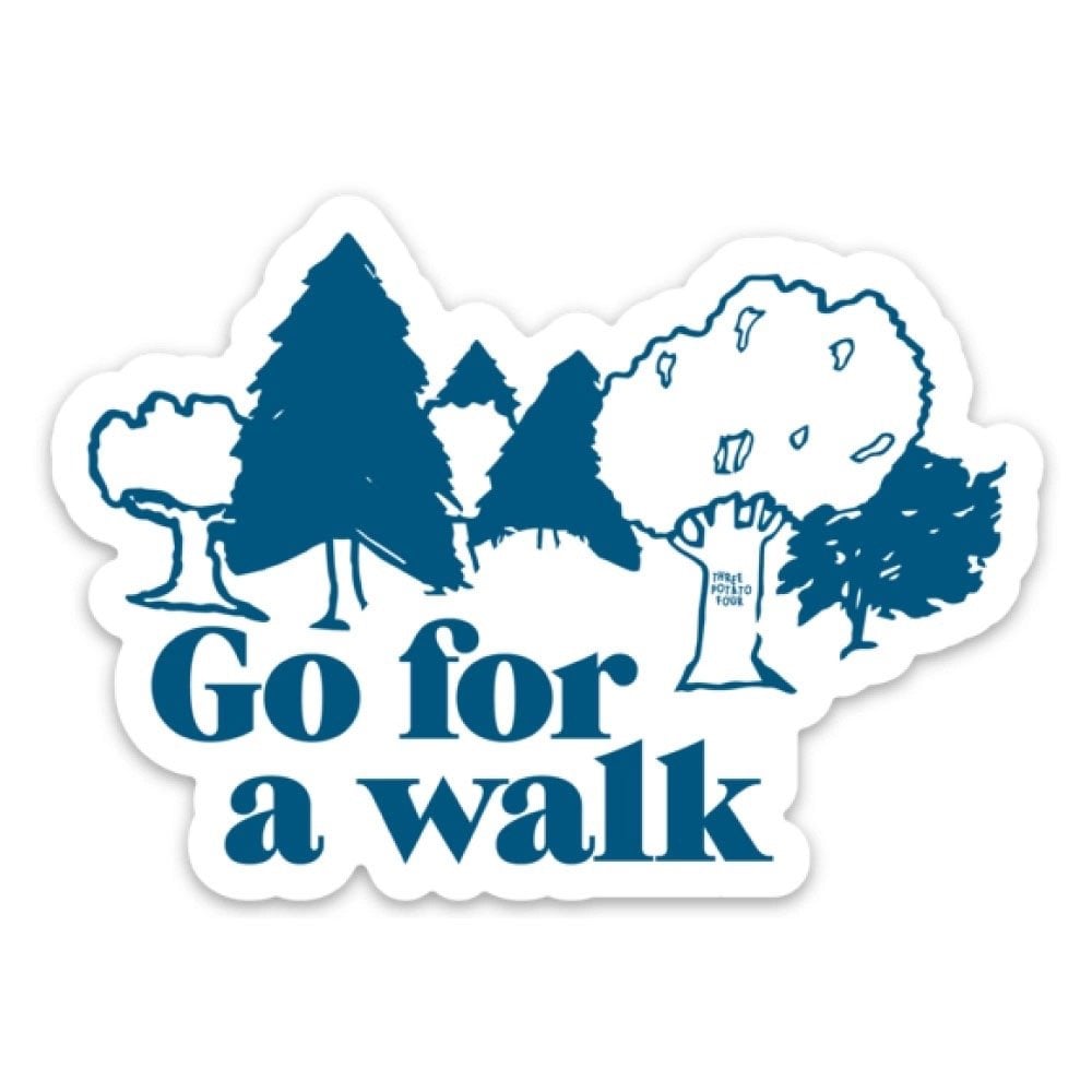 GO FOR A WALK STICKER