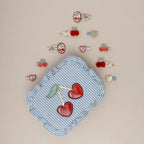 RED CHERRIES MINI HAIR CLIPS