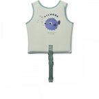 DOVE SEERSUCKER SWIM VEST