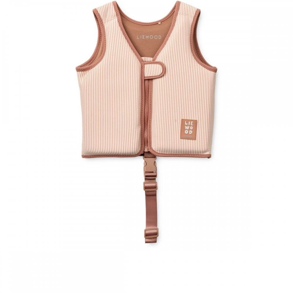 DOVE SEERSUCKER SWIM VEST