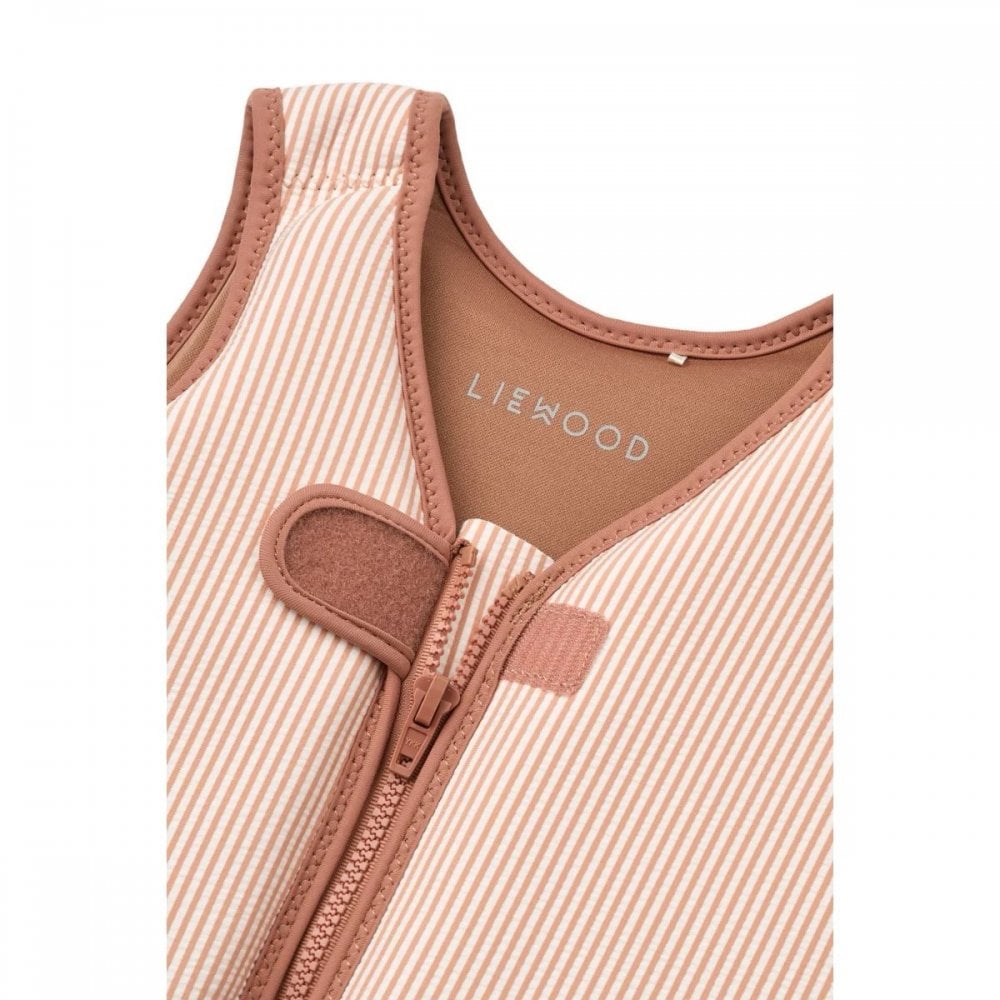 DOVE SEERSUCKER SWIM VEST