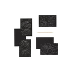 SCRATCH + SCRIBBLE ART KIT - MONSTER TRUCKS
