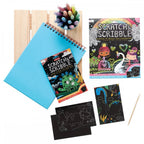 SCRATCH + SCRIBBLE ART KIT - DINO DAYS
