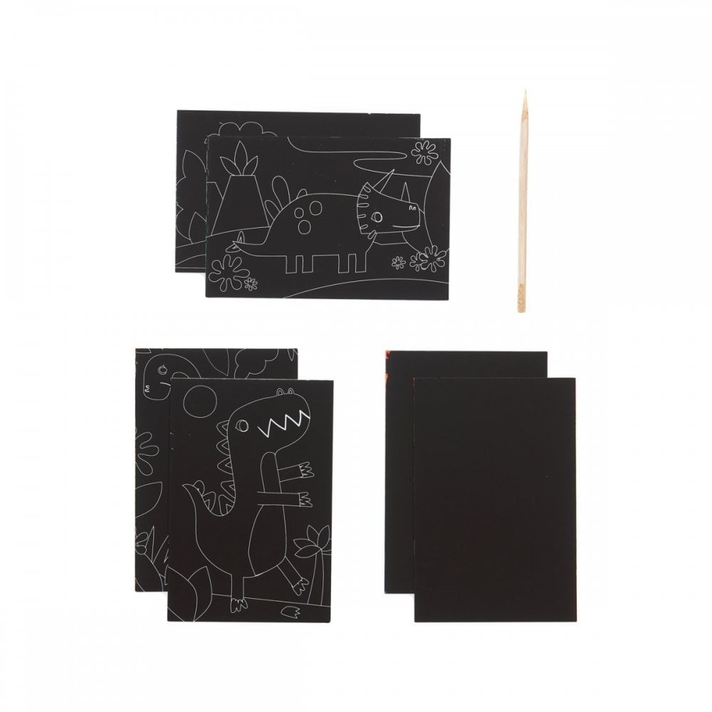 SCRATCH + SCRIBBLE ART KIT - DINO DAYS