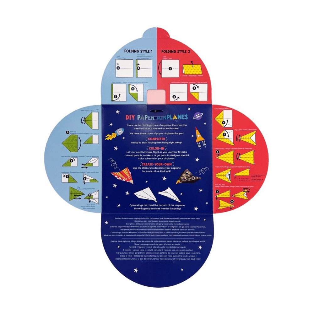 DIY PAPER AIR PLANES SET