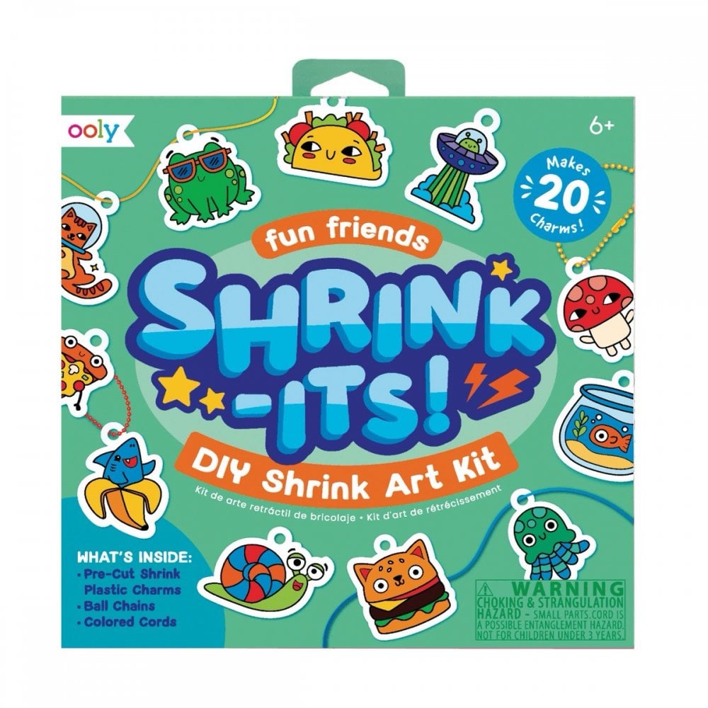 SHRINK ITS DIY SHRINK ART KIT - FUN FRIENDS