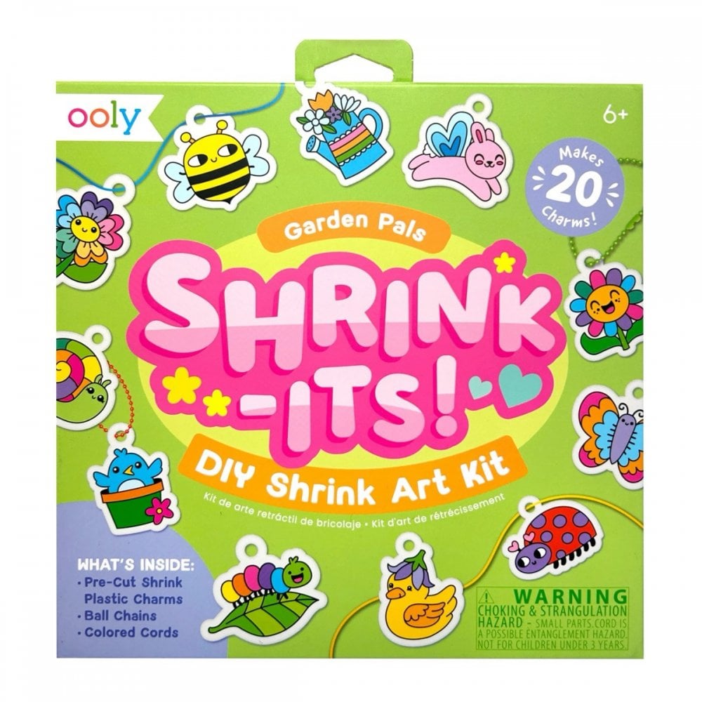 SHRINK ITS DIY SHRINK ART KIT - GARDEN PALS