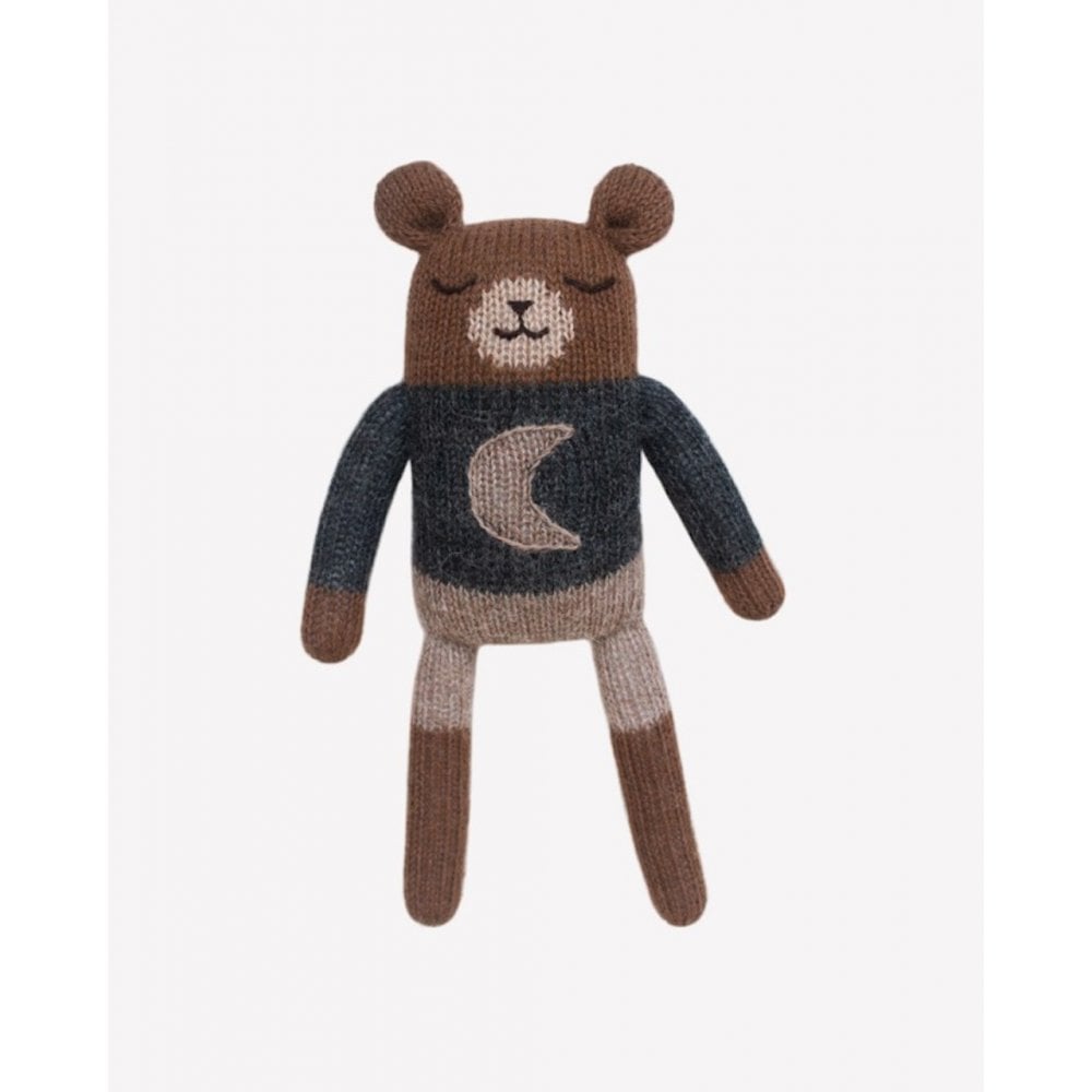 TEDDY KNIT SOFT TOY - MIDNIGHT