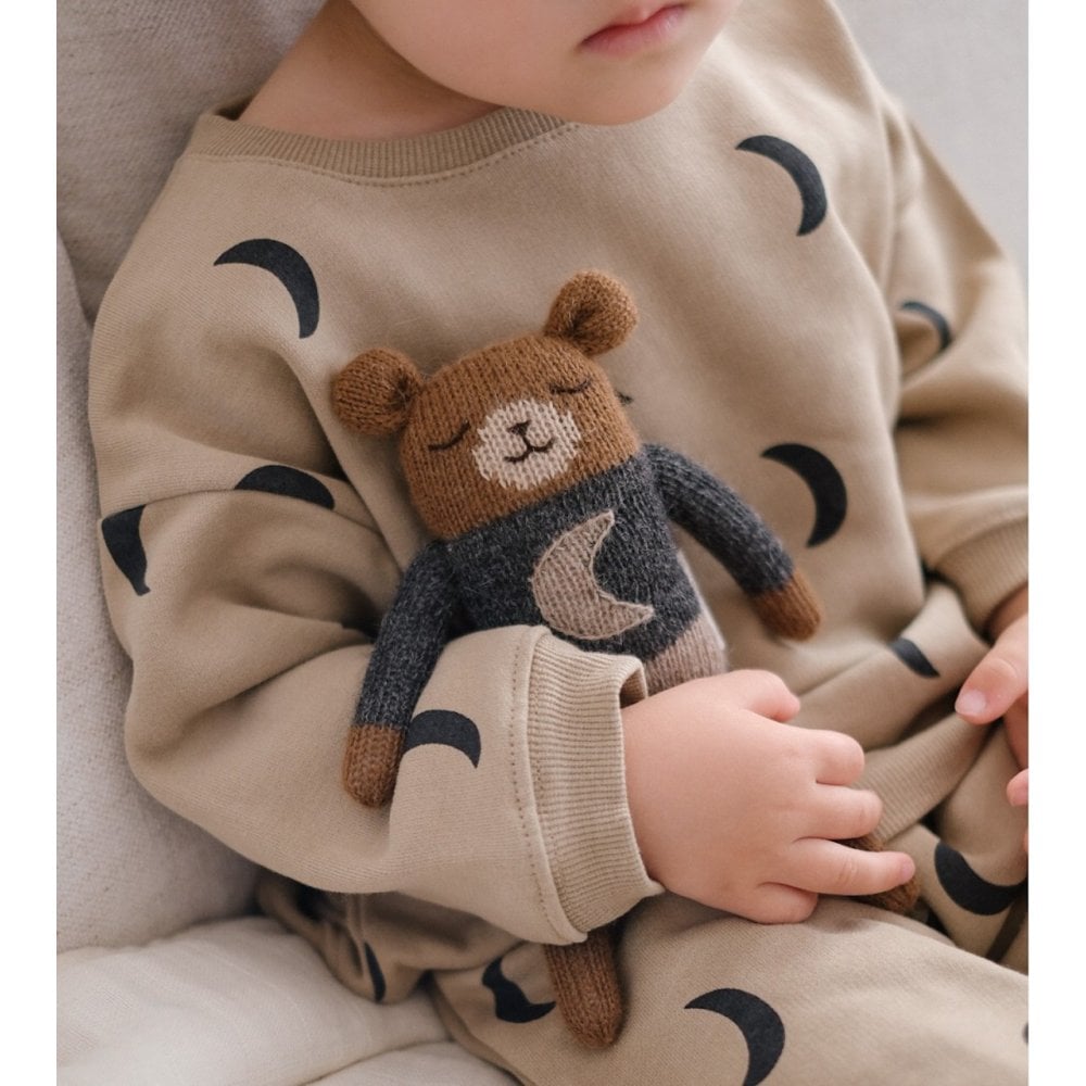 TEDDY KNIT SOFT TOY - MIDNIGHT
