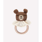 TEETHING RING RATTLE - TEDDY NUT
