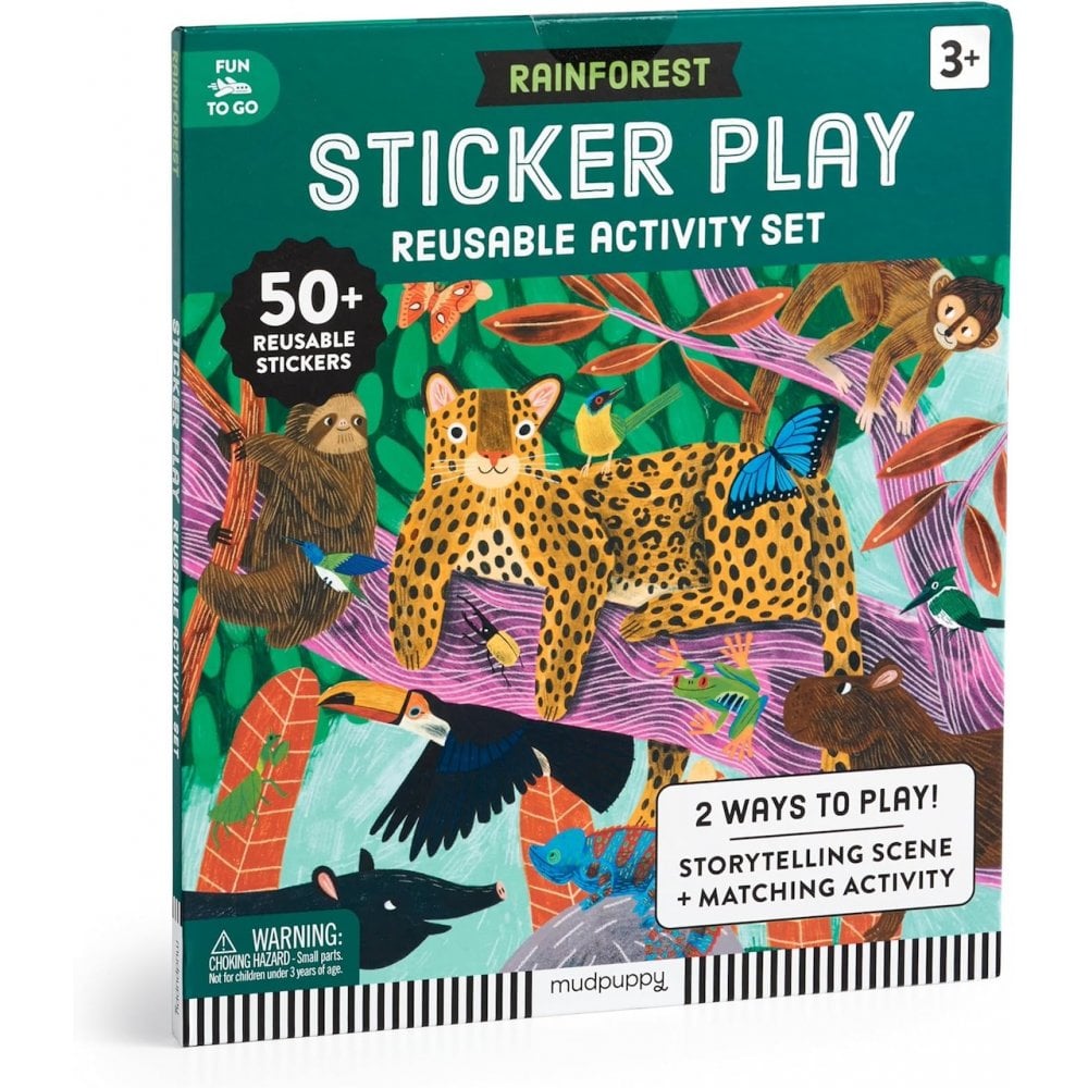 STICKER PLAY REUSABLE ACTIVITY SET - RAINFOREST