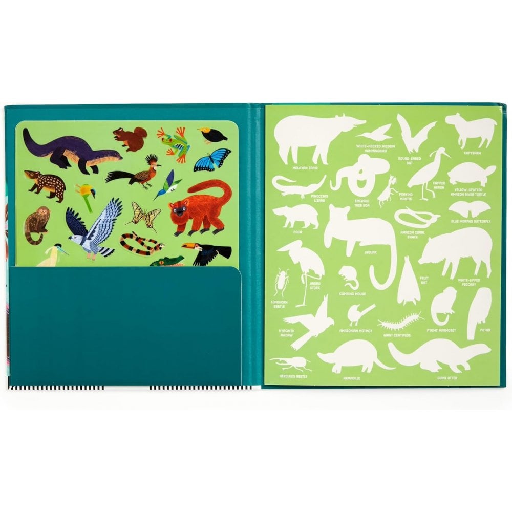 STICKER PLAY REUSABLE ACTIVITY SET - RAINFOREST