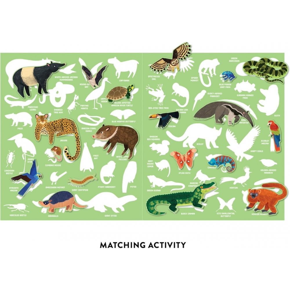 STICKER PLAY REUSABLE ACTIVITY SET - RAINFOREST
