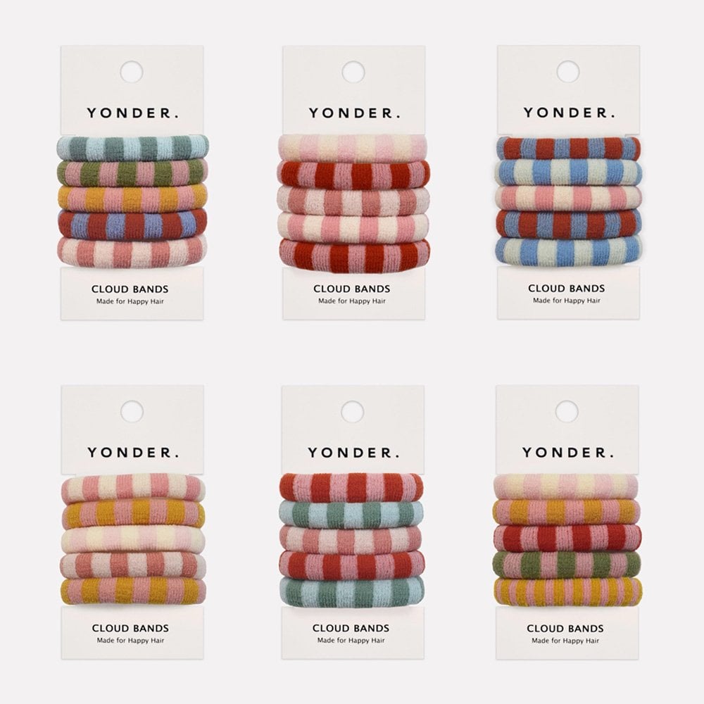 SKINNY CLOUD HAIR BANDS - MIXED