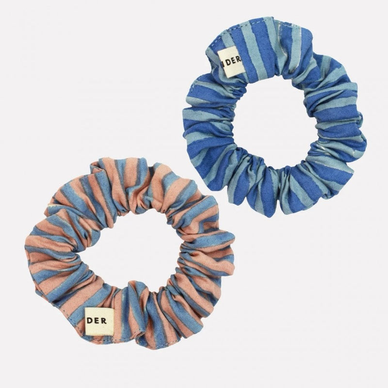 MINI HAIR SCRUNCHIE DUO - Blue Mix