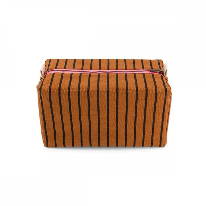 VIC WASH BAG - Tennis Stripes Ginger