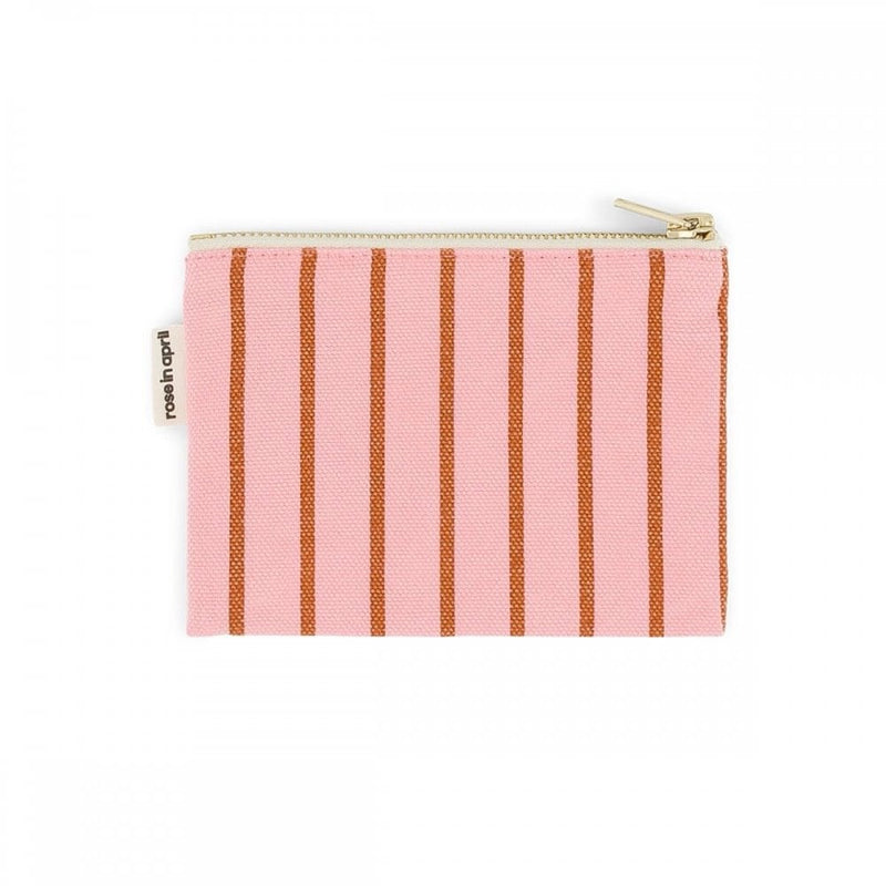 MARIE PURSE - Tennis Stripes Strawberry/Peacan