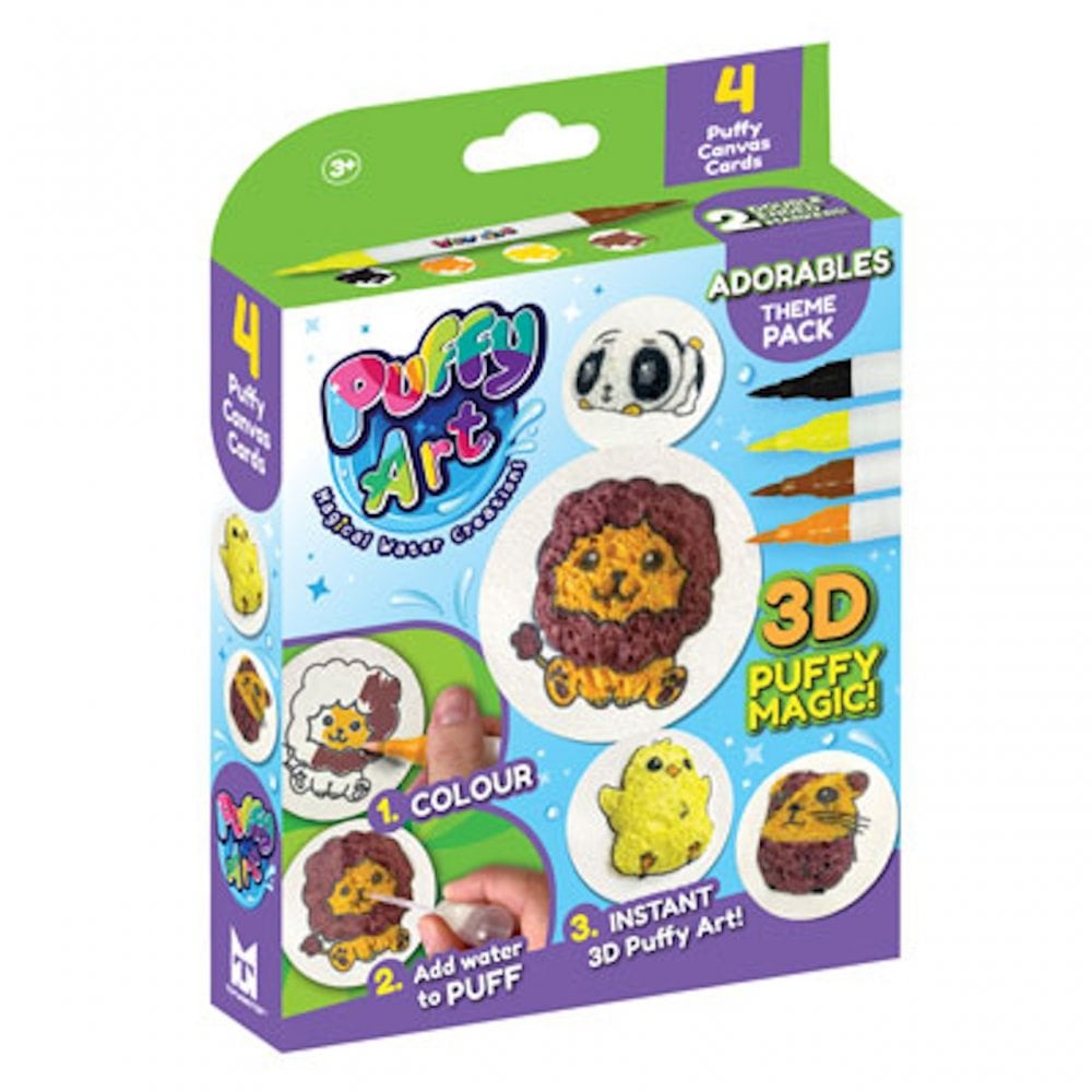 PUFFY ART SMALL PACK - ADORABLES