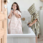 SUZON STRIPE PONCHO