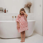 SUZON STRIPE PONCHO