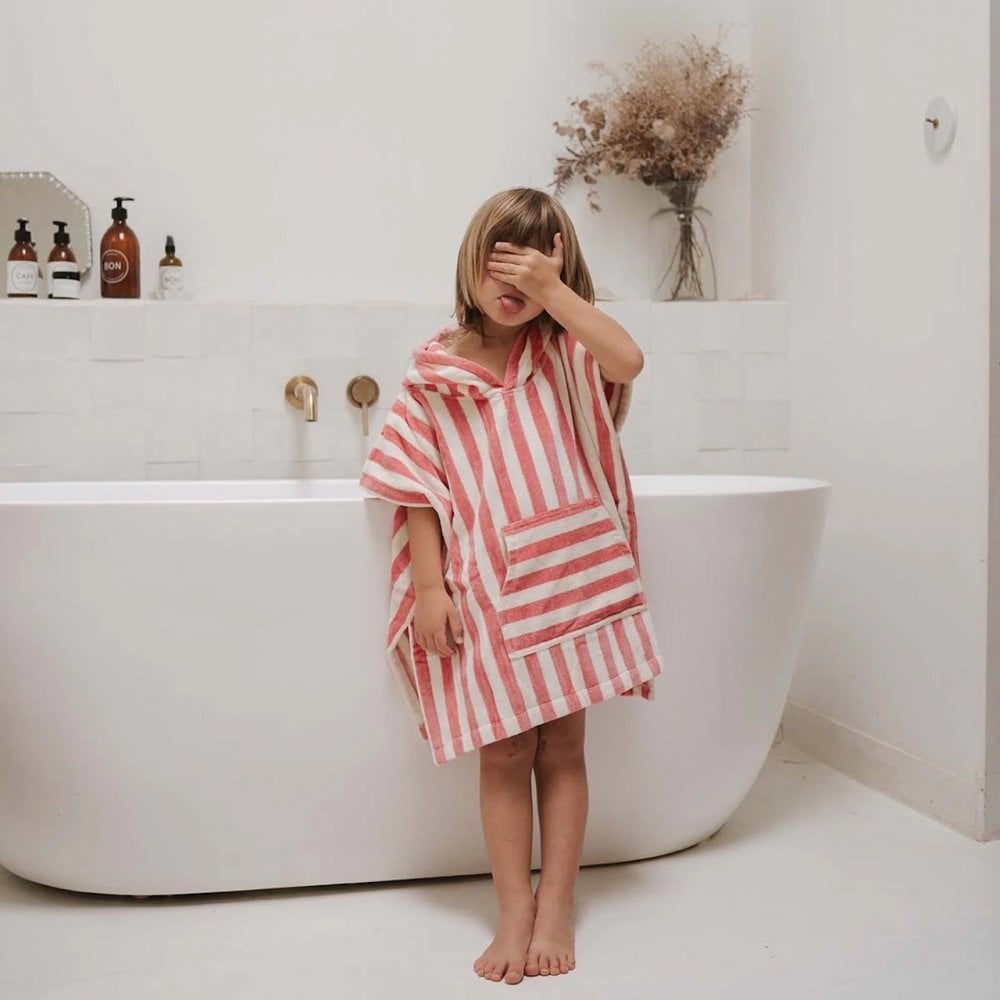 SUZON STRIPE PONCHO