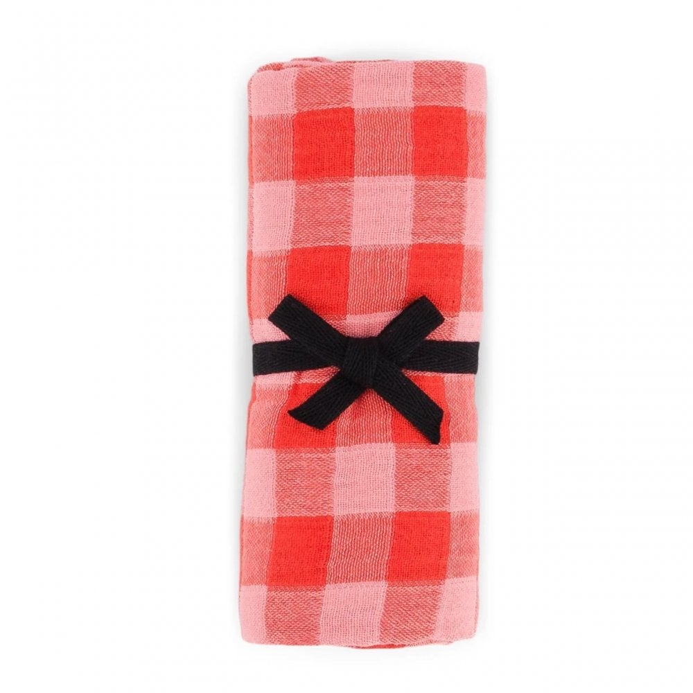BIANCA SWADDLE - VICHY RED/PINK