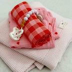 BIANCA SWADDLE - VICHY RED/PINK