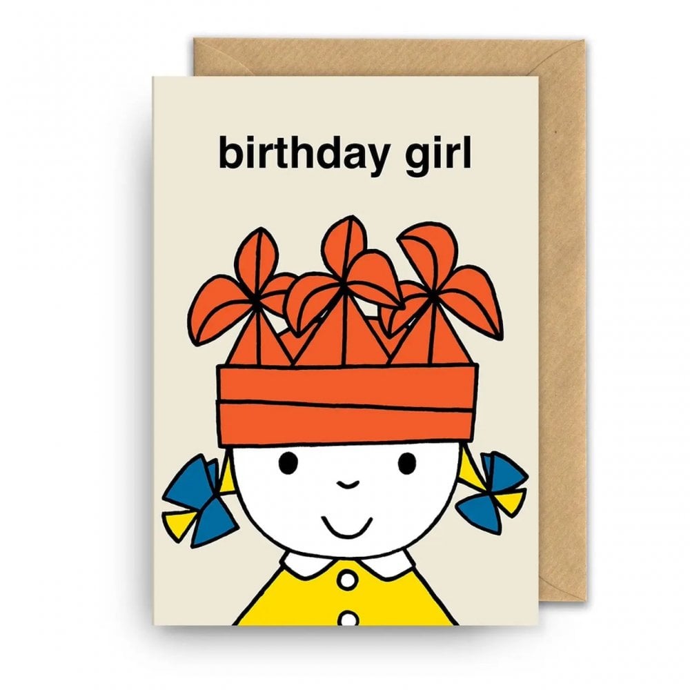 DICK BRUNA MIFFY BIRTHDAY GIRL CARD