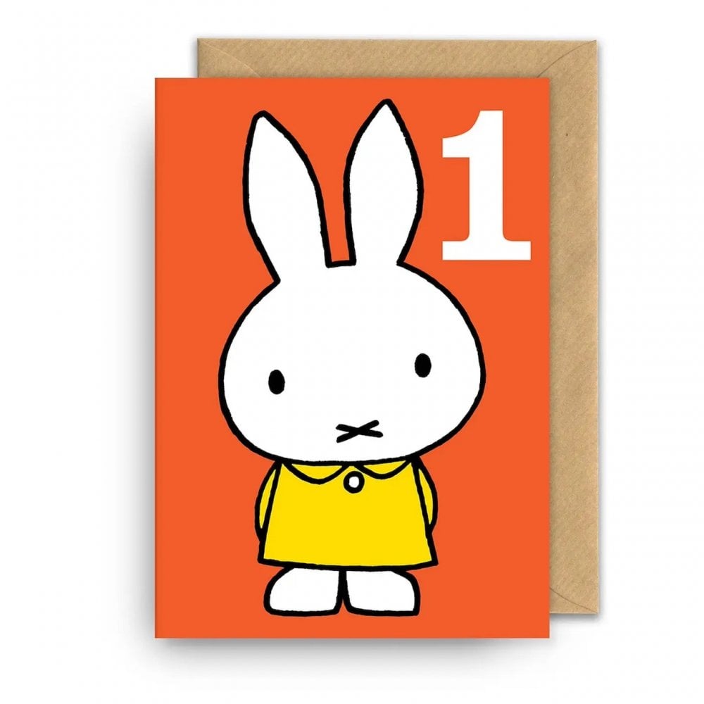 MIFFY BIRTHDAY CARD - 1 YEAR