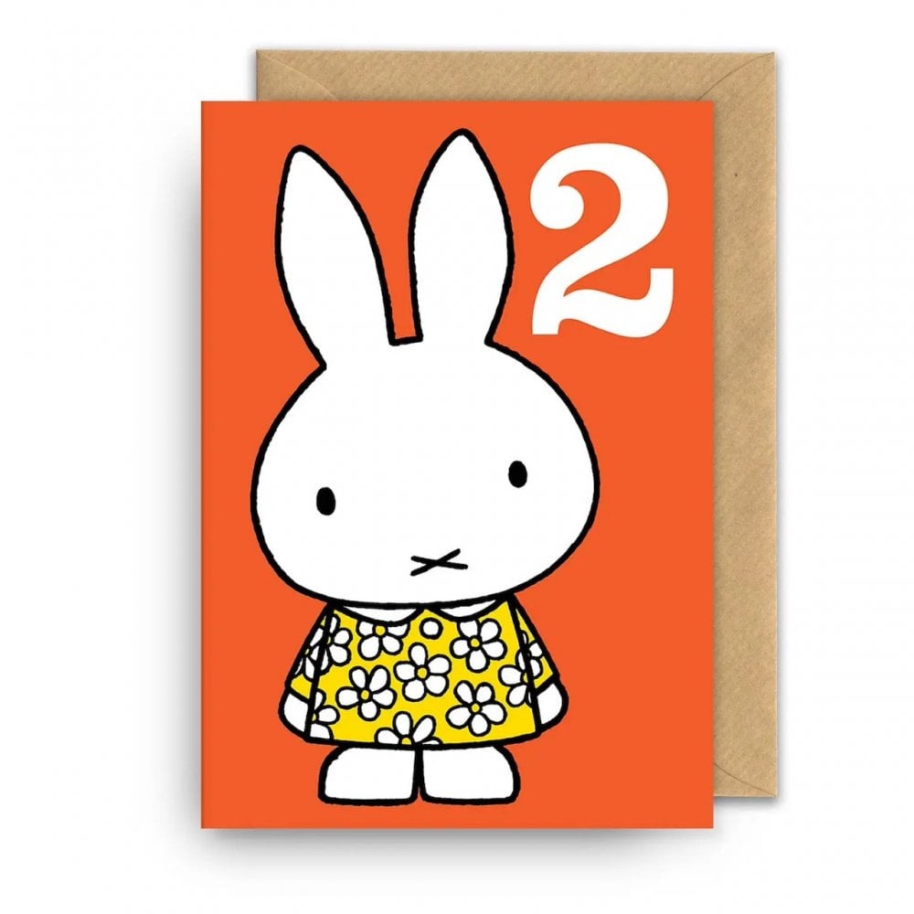 BIRTHDAY CARD MIFFY 2 YEAR