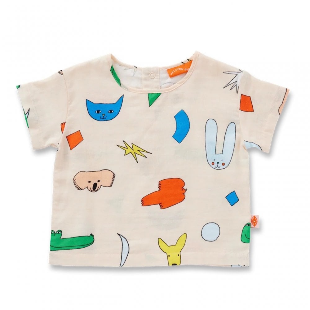 WOVEN TOP - LITTLE BILLABONG
