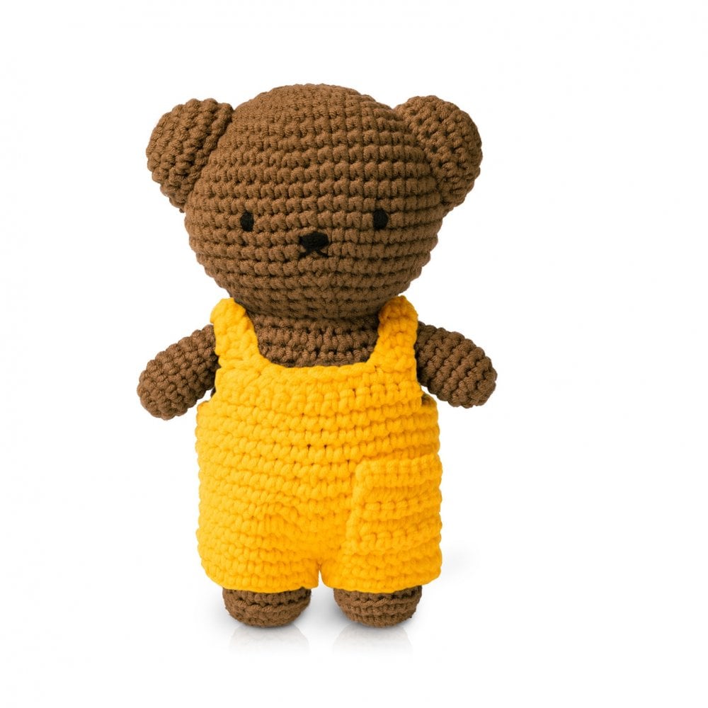 BORIS CROCHET BEAR WITH OVERALLS