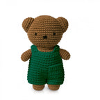 BORIS CROCHET BEAR WITH OVERALLS