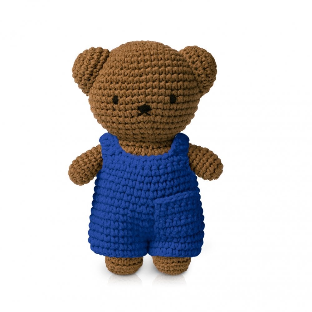 BORIS CROCHET BEAR WITH OVERALLS