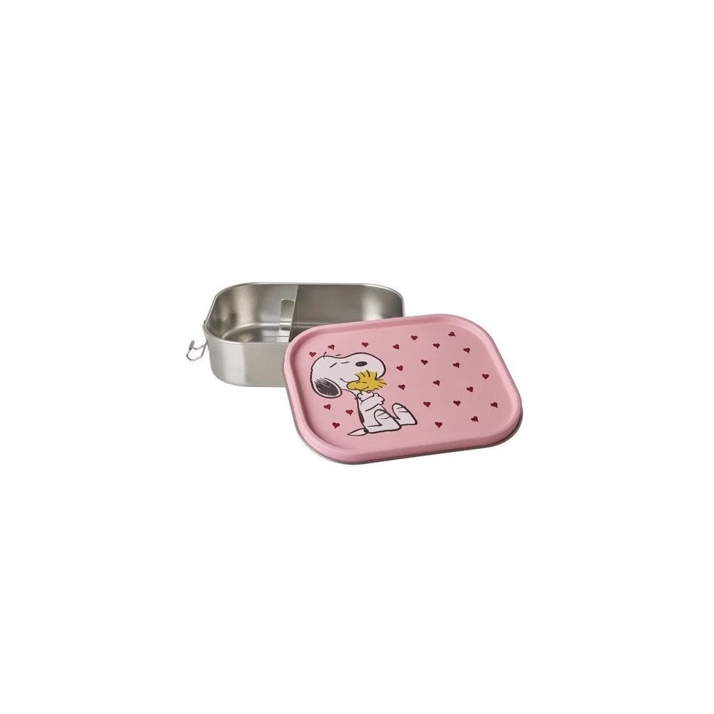 LARGE STAINLESS STEEL SNOOPY LUNCH BOX