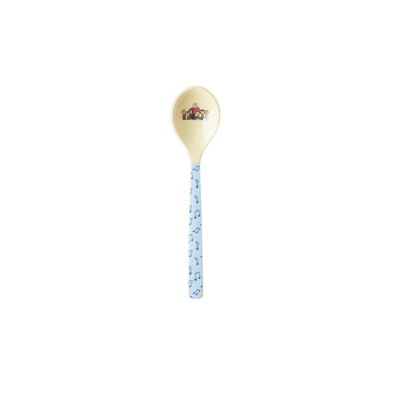 MELAMINE TEASPOON SNOOPY - sOFT bLUE