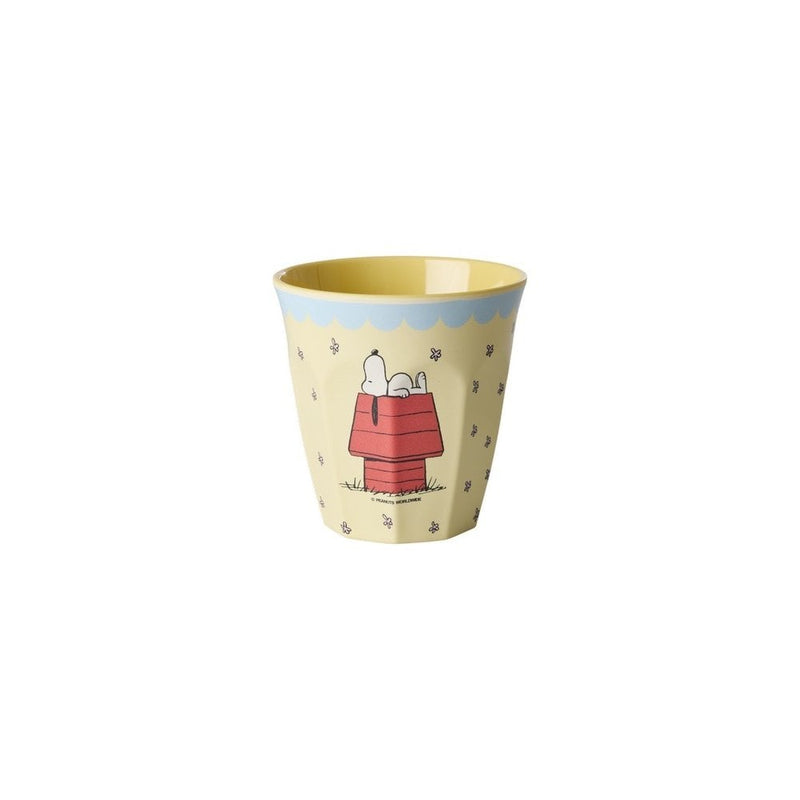 MEDIUM MELAMINE CUP SNOOPY - Cream