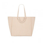 ELISA TOTE BAG TENNIS - PECAN/GREIGE