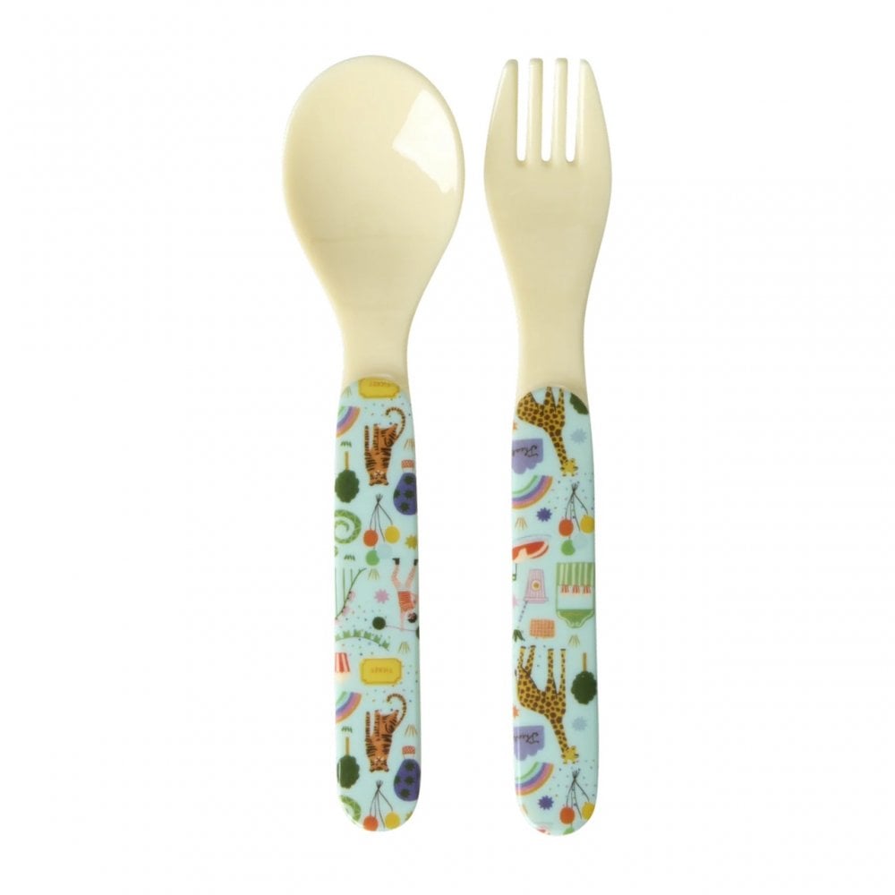 SPOON + FORK MINT FUN FAIR PRINT